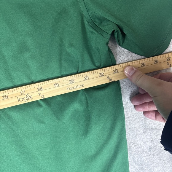 Masters Tech Men's XL Short Sleeve Green Performance Golf Polo Shirt - Picture 3 of 6